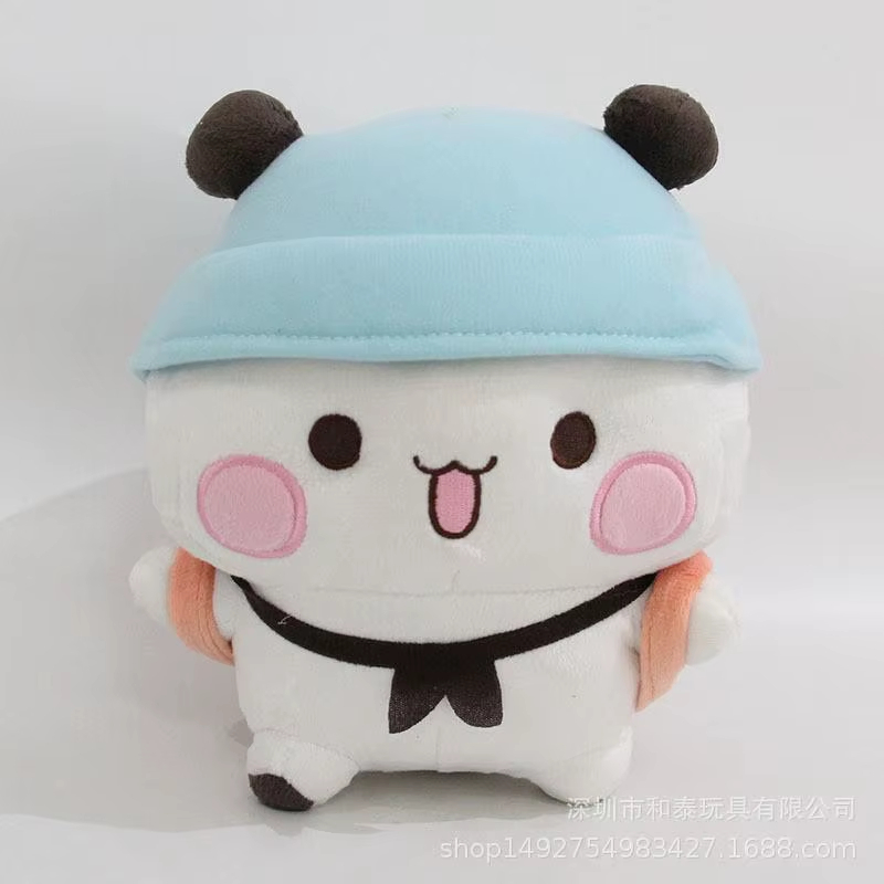 8" Dudu and Bubu Plush Toy Cute White Stuffed Animal Funny Collectible Gift - Image 5