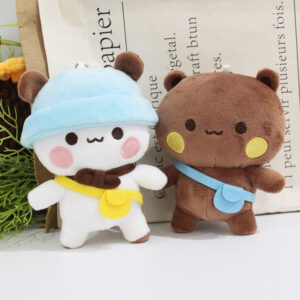 Cute Panda Plush Toys Keychains Lovely Gift For Couples