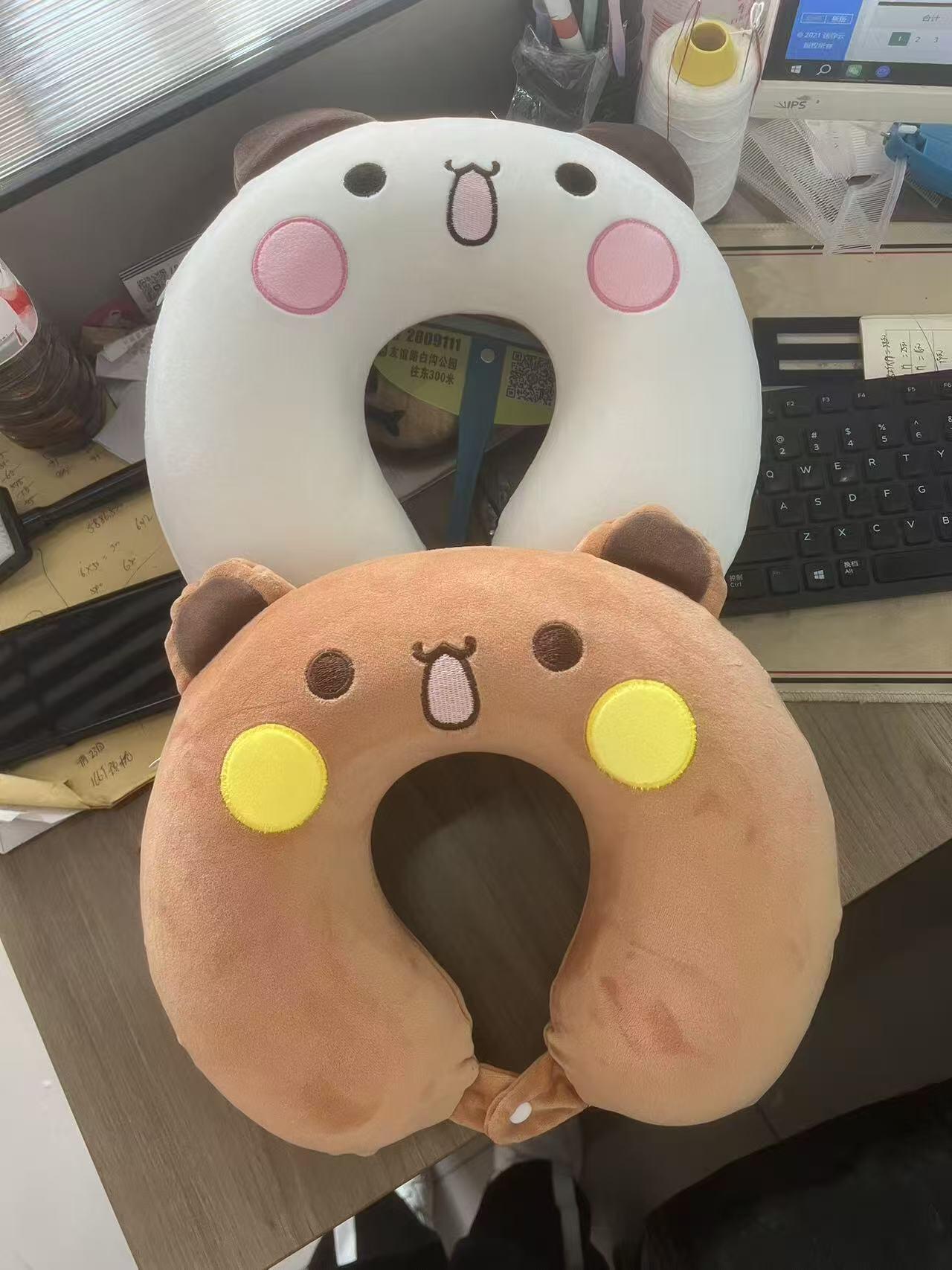 Cute Bubu Dudu Plush Soft Neck Pillow for Office and Travel - Image 8