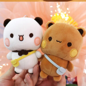 Bubu dudu cute plush couple pendant keychain decoration