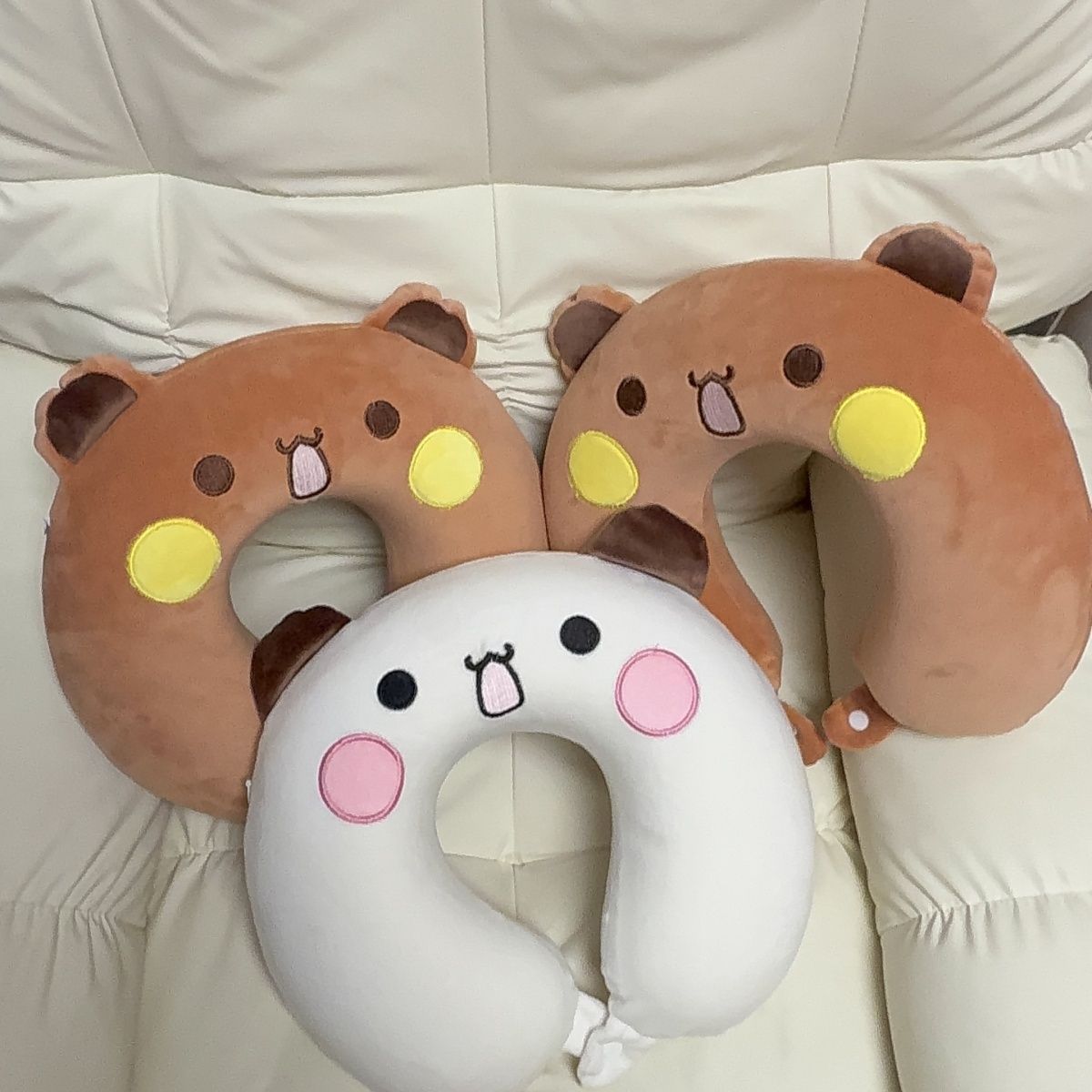 Cute Bubu Dudu Plush Soft Neck Pillow for Office and Travel - Image 5