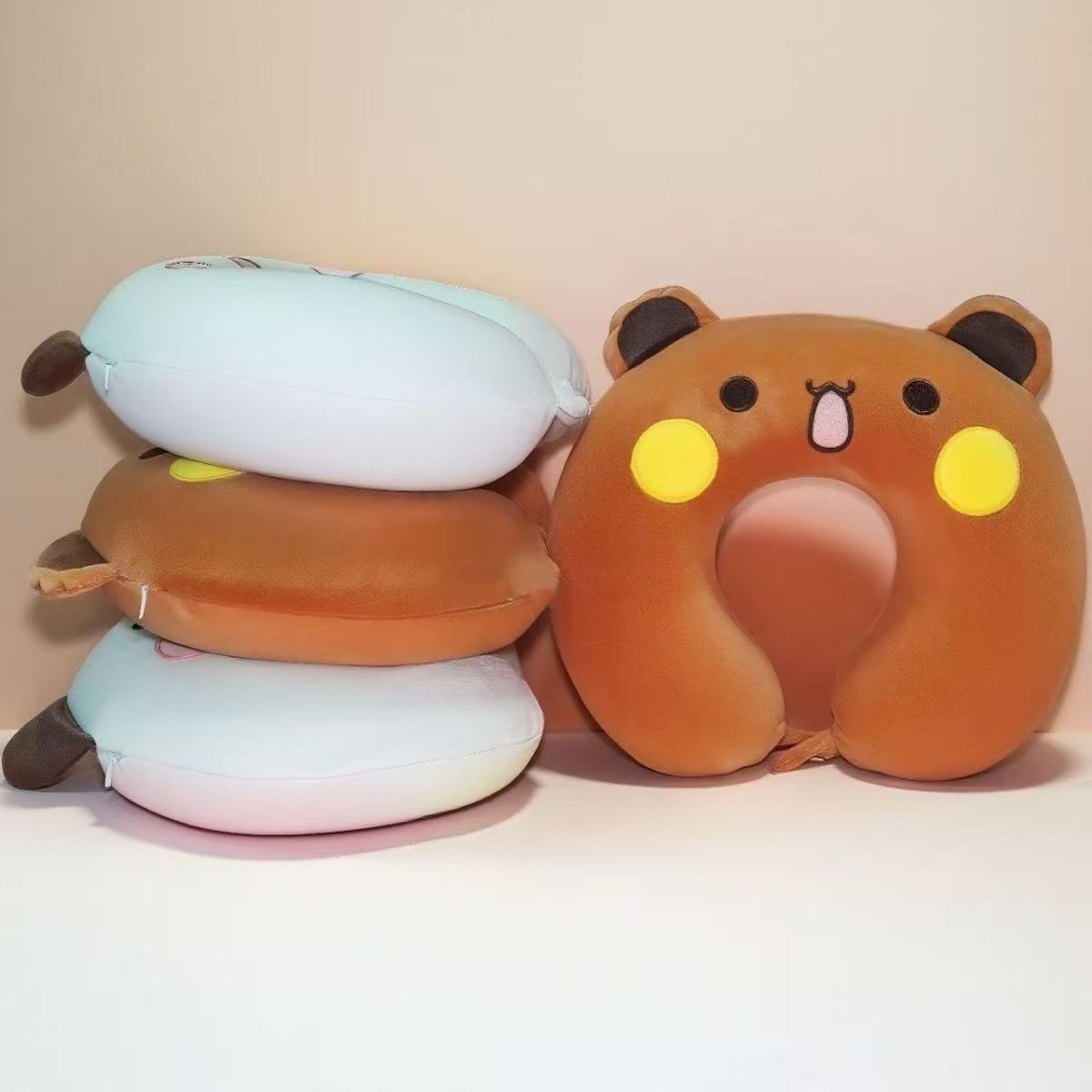Cute Bubu Dudu Plush Soft Neck Pillow for Office and Travel - Image 2