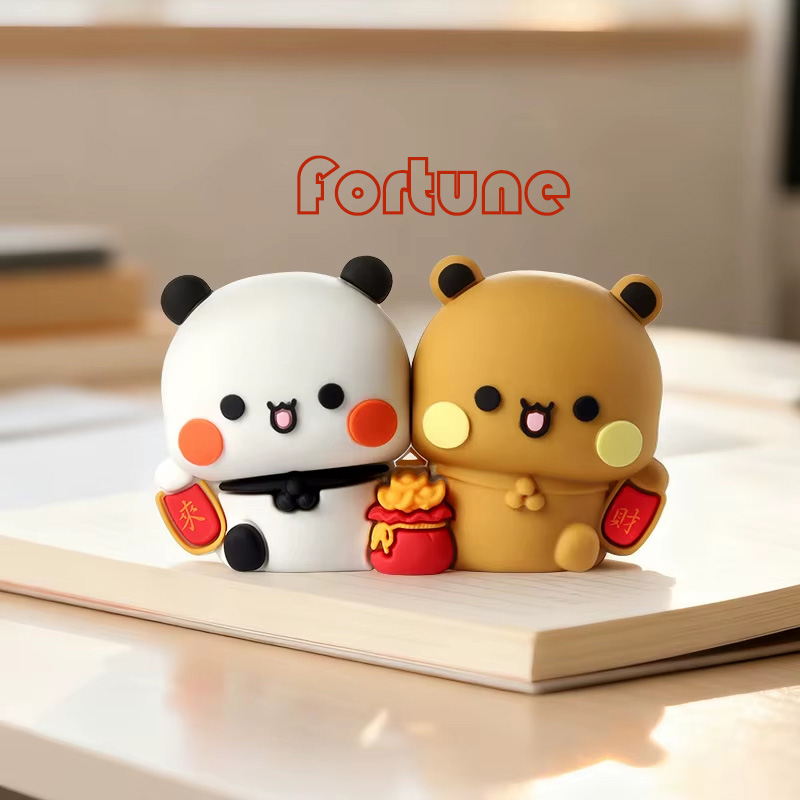 ew Panda Good Luck Desktop Ornament Cute Panda Bubu And Dudu Get Rich Get Rich Overnight Car Decoration Gifts - Image 10
