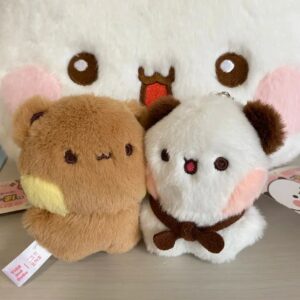 BUBU DUDU Magnetic Attraction Couple Keychain Plush Pendant Toys