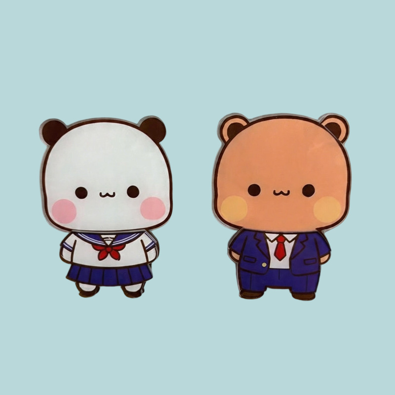 Bubu & Dudu Cute Cartoon Magnetic Dress-Up Fridge Magnets | Anime Merch Decor | Car Ornament Accessory - Image 3