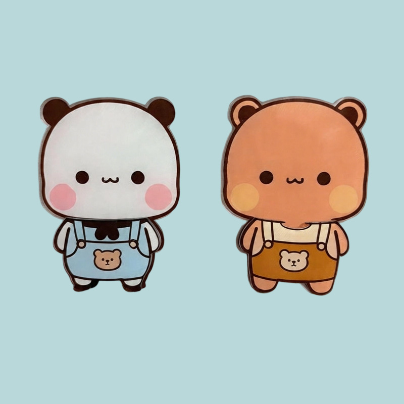 Bubu & Dudu Cute Cartoon Magnetic Dress-Up Fridge Magnets | Anime Merch Decor | Car Ornament Accessory - Image 4