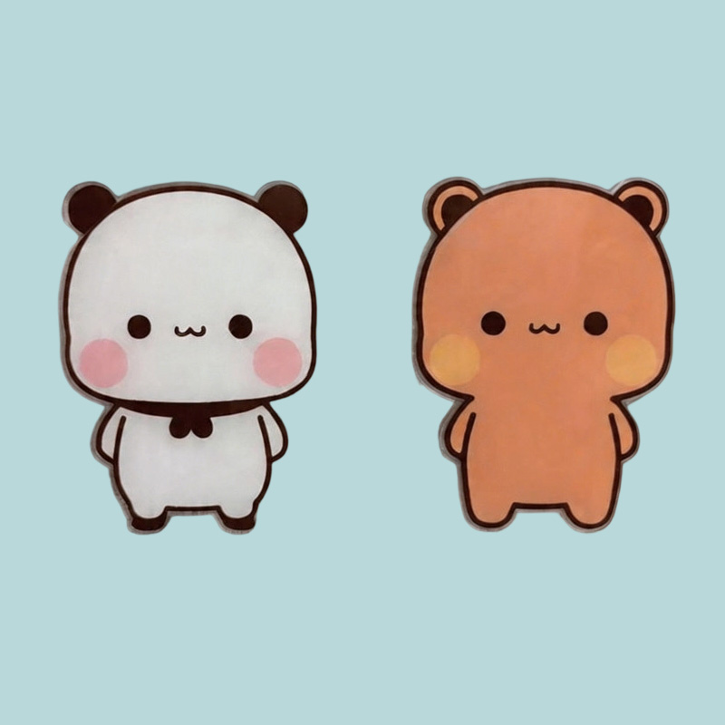 Bubu & Dudu Cute Cartoon Magnetic Dress-Up Fridge Magnets | Anime Merch Decor | Car Ornament Accessory - Image 5