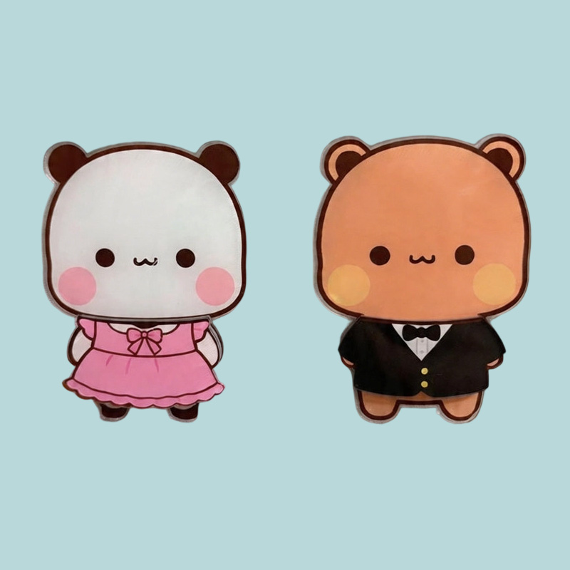 Bubu & Dudu Cute Cartoon Magnetic Dress-Up Fridge Magnets | Anime Merch Decor | Car Ornament Accessory - Image 9