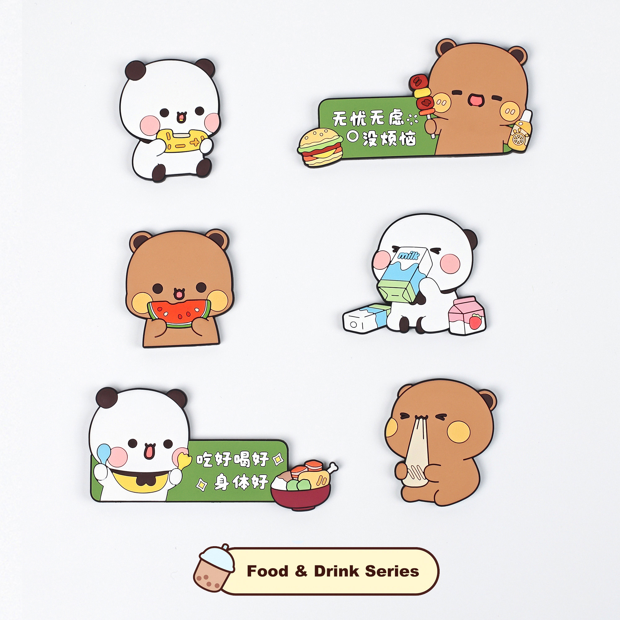 Cute Cartoon Acrylic Magnetic Stickers Home Desktop Decor Ornaments - Image 10