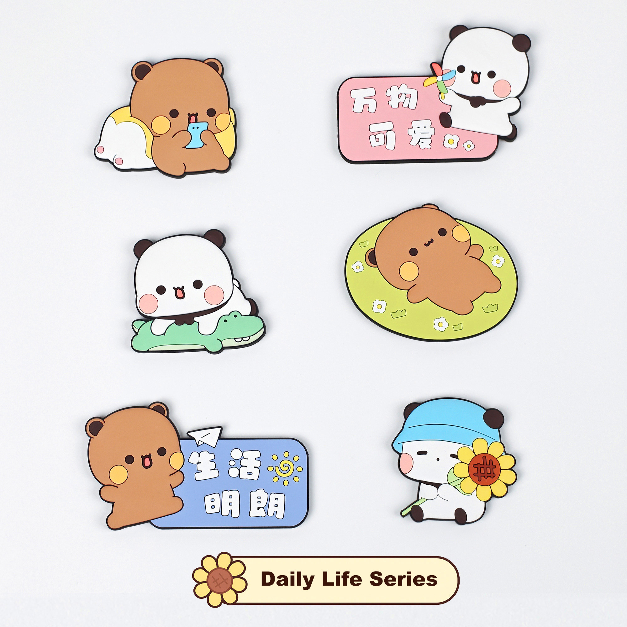 Cute Cartoon Acrylic Magnetic Stickers Home Desktop Decor Ornaments - Image 9