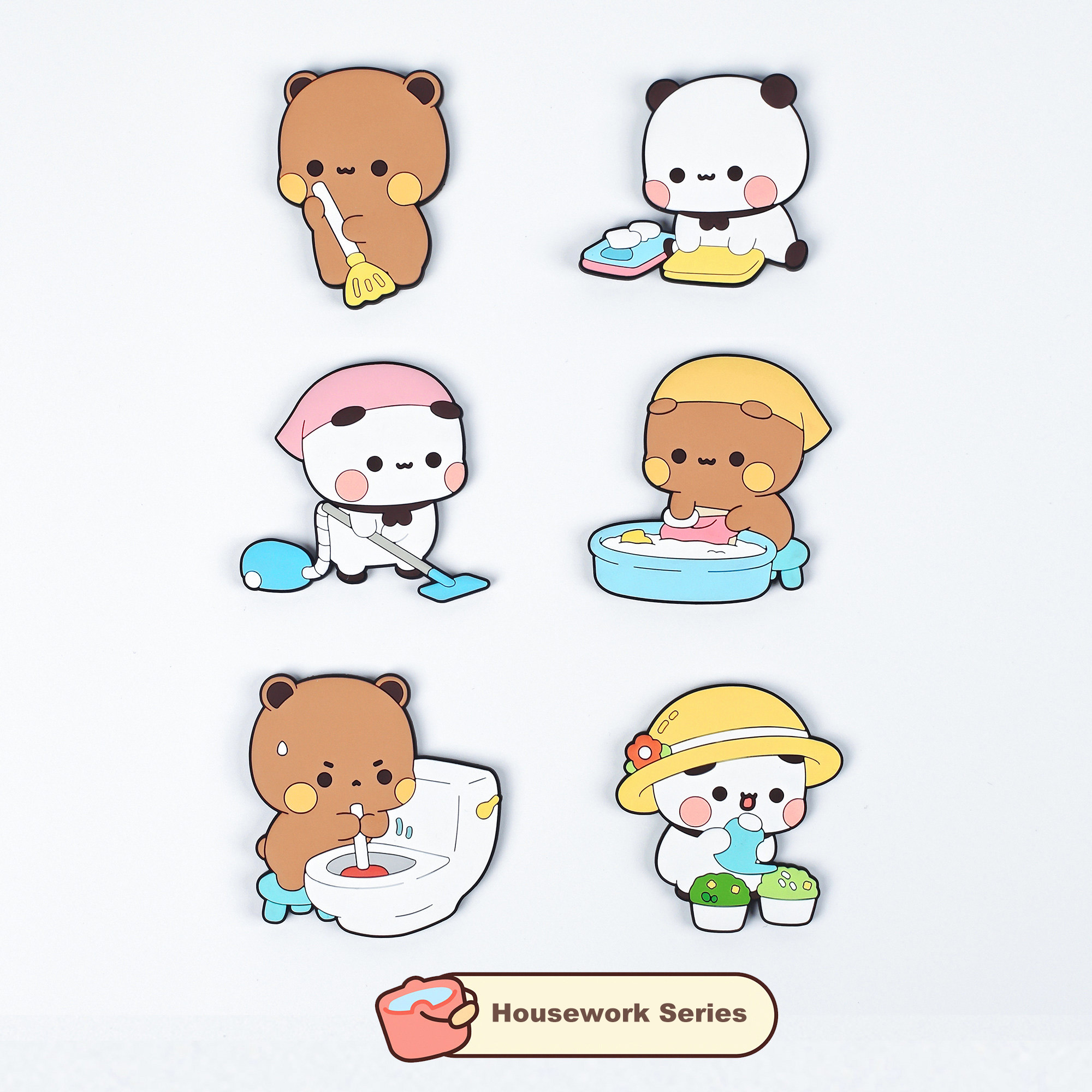 Cute Cartoon Acrylic Magnetic Stickers Home Desktop Decor Ornaments - Image 6