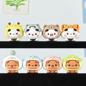 Bubu Dudu Cartoon Lying Ornaments | Desktop Car Dashboard DIY Screen Decor