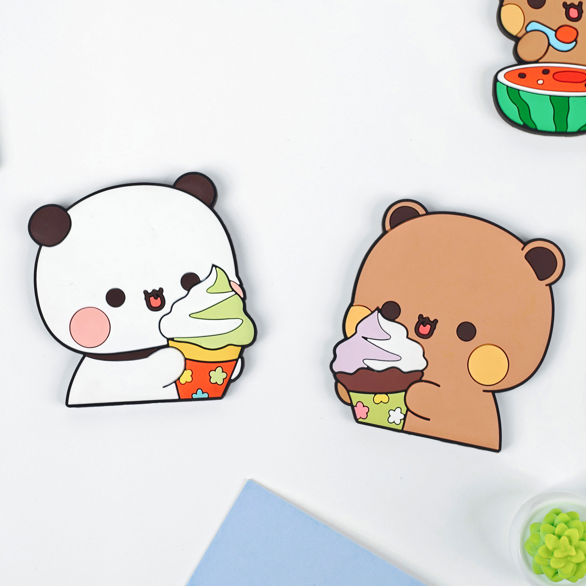 Cute Cartoon Acrylic Magnetic Stickers Home Desktop Decor Ornaments - Image 3