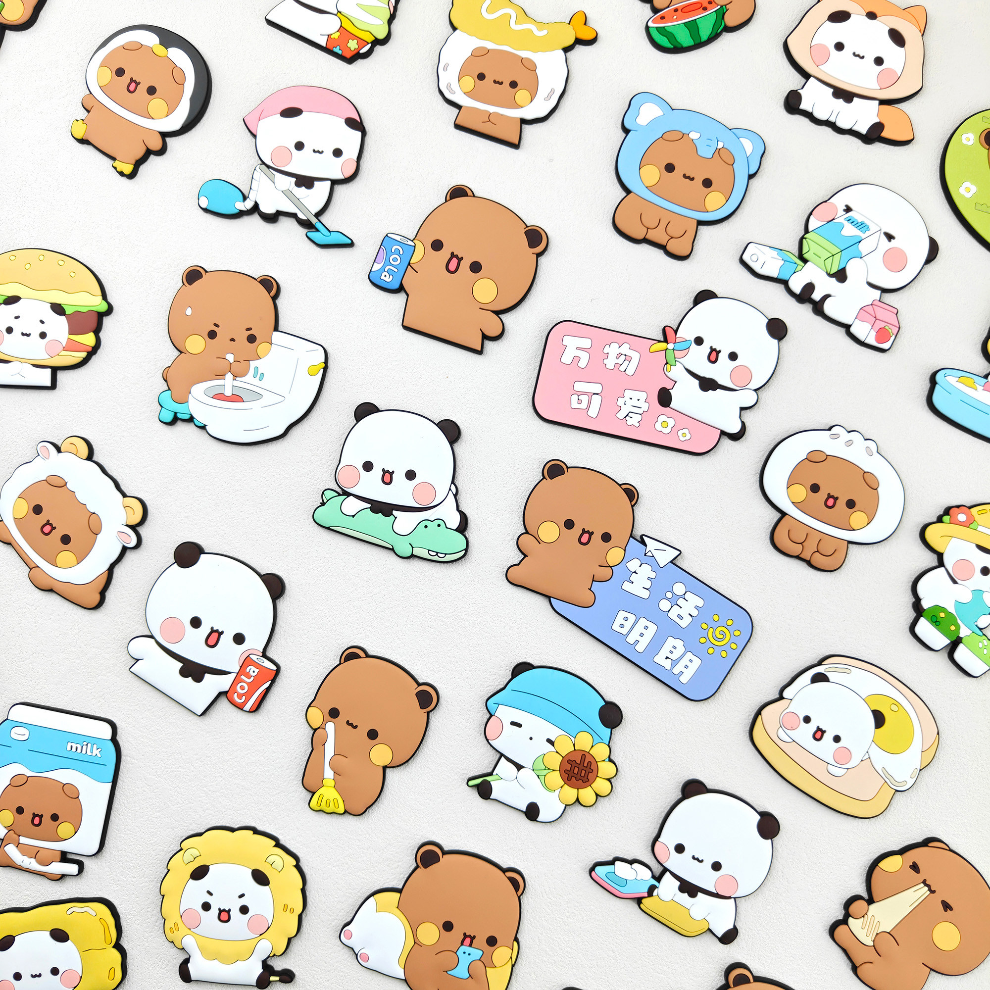 Cute Cartoon Acrylic Magnetic Stickers Home Desktop Decor Ornaments - Image 2