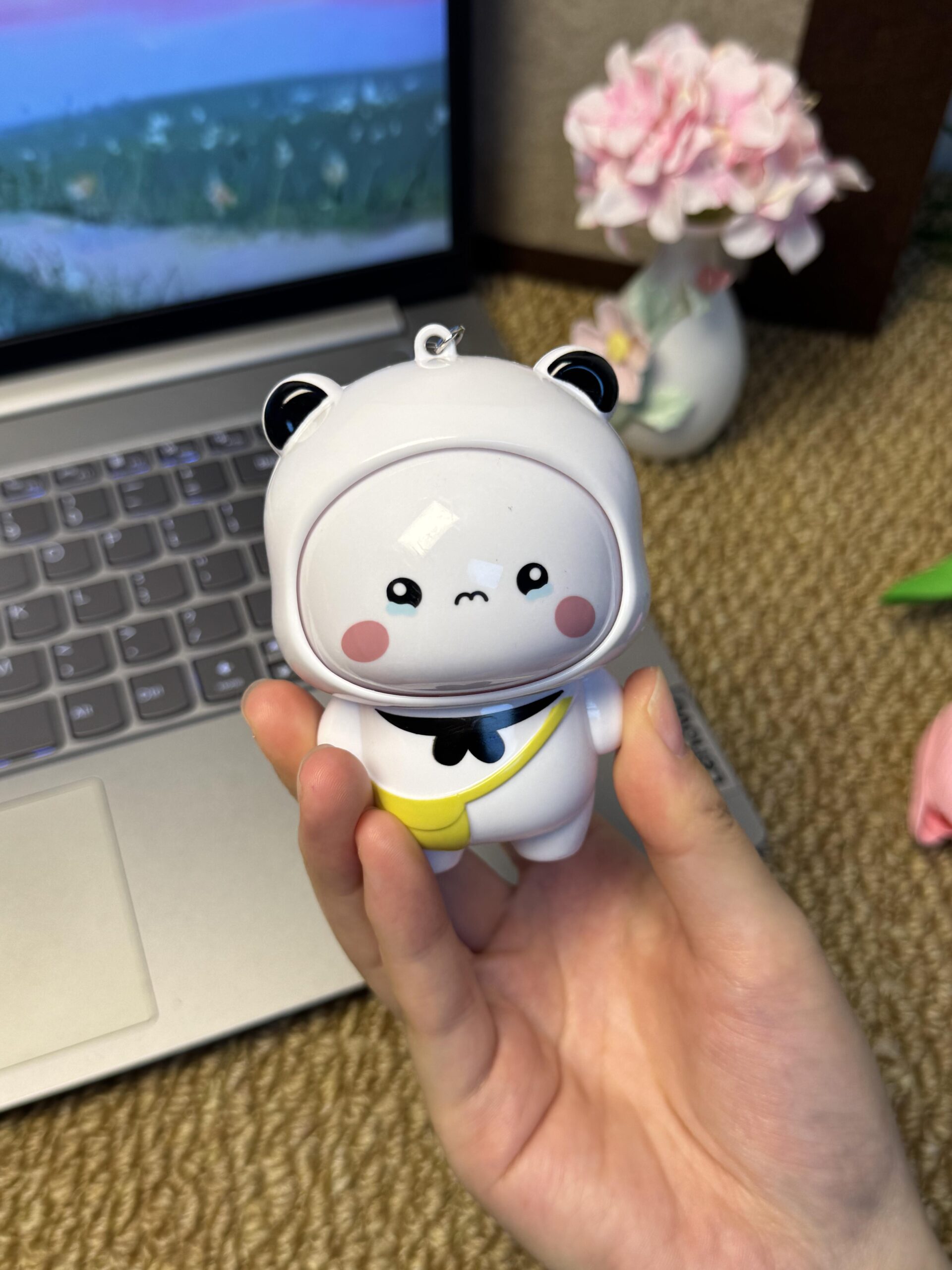 Bubu Dudu Flip Face Keychain Cute Cartoon Pendant for Bags & Keys - Image 8