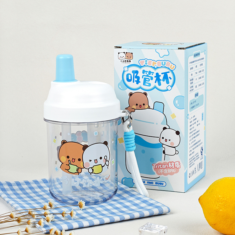 Bubbu Dudu Straw Cup | High-Appearance Summer Portable Cup, Heat-Resistant & Drop-Proof Water Bottle - Image 7