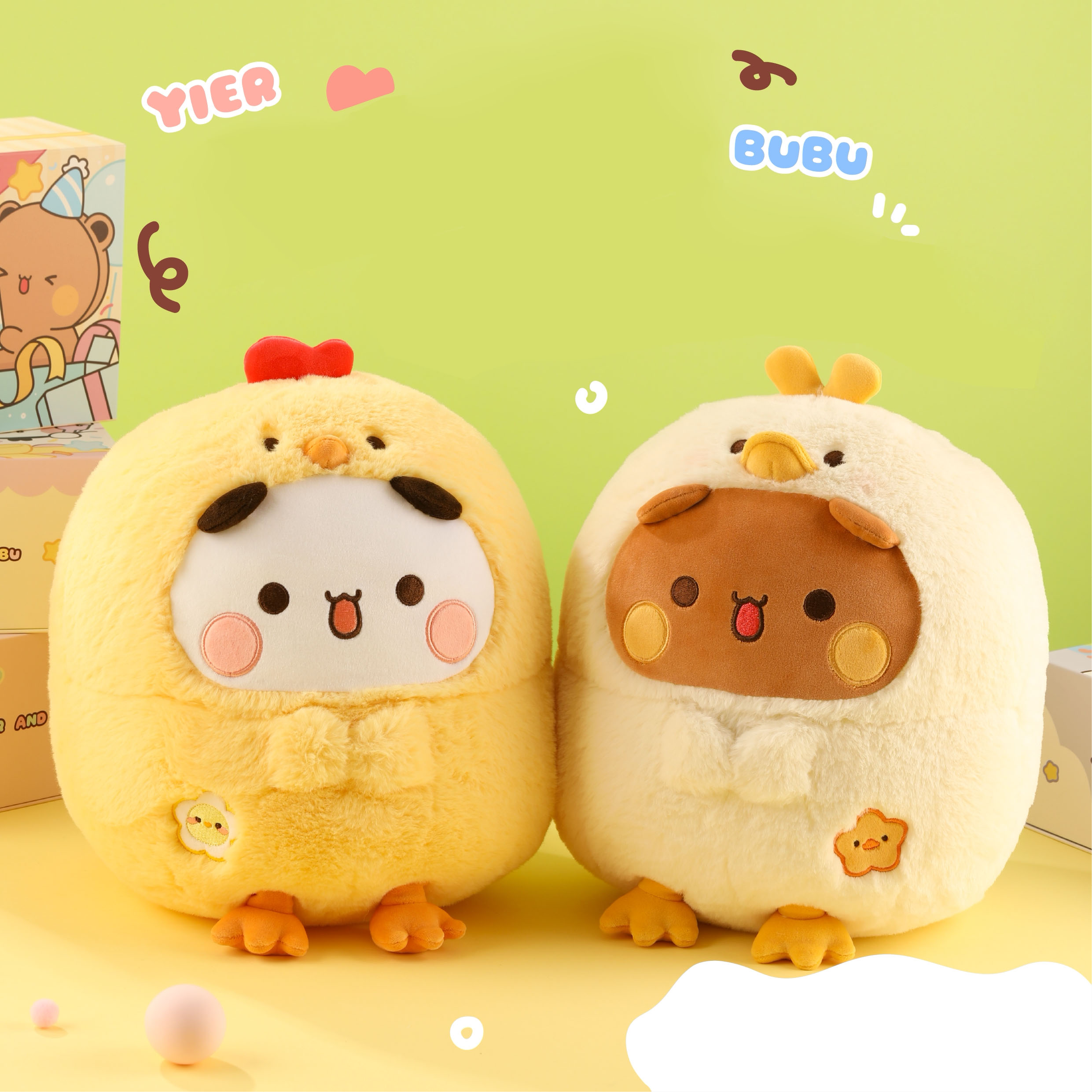 Bubu Dudu Official Licensed Soft Stuffed Pillow Birthday Gift Plushies Doll