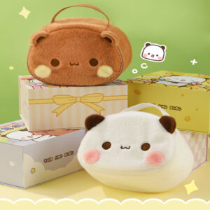 Bubu Dudu Makeup Bag Official Kawaii Cosmetic Pouch Cute Plush Storage Bag Portable Zipper Pouch