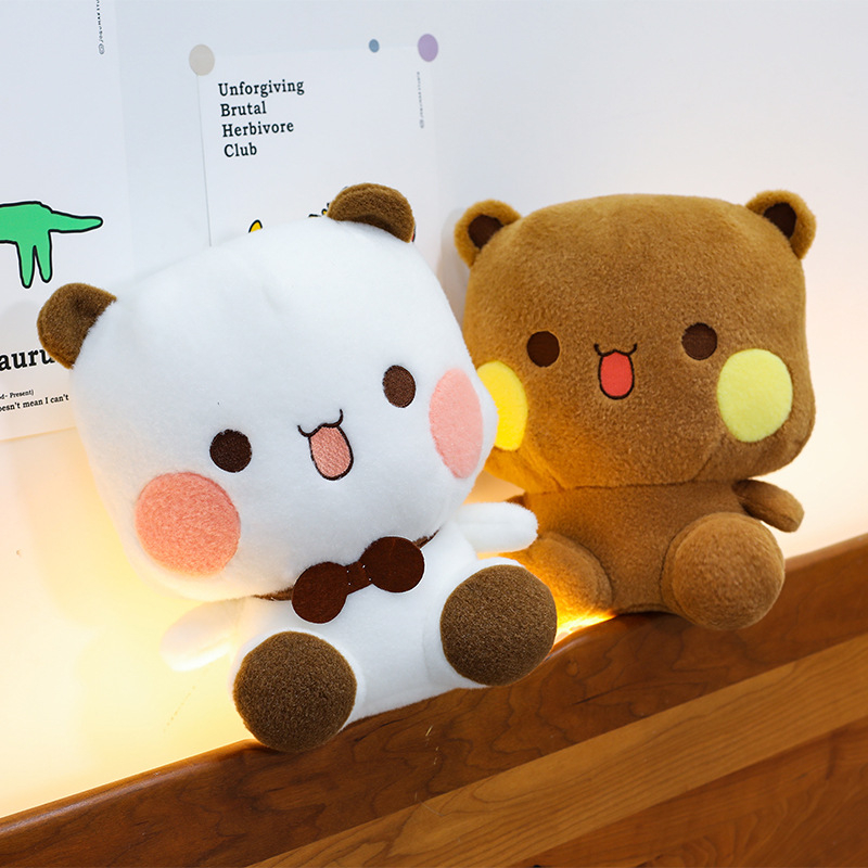 Cute Bubu Dudu Cartoon Bear Plush Doll Stuffed Toy Soothing Sleep Hug Pillow Birthday Gift for Girls