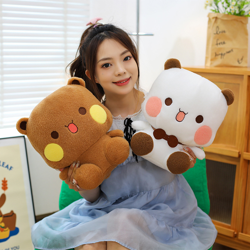 Cute Bubu Dudu Cartoon Bear Plush Doll Stuffed Toy Soothing Sleep Hug Pillow Birthday Gift for Girls - Image 2