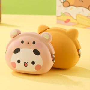 Cute Cartoon Earbud & Key Storage Pouch Portable Mini Bag for Daily Travel